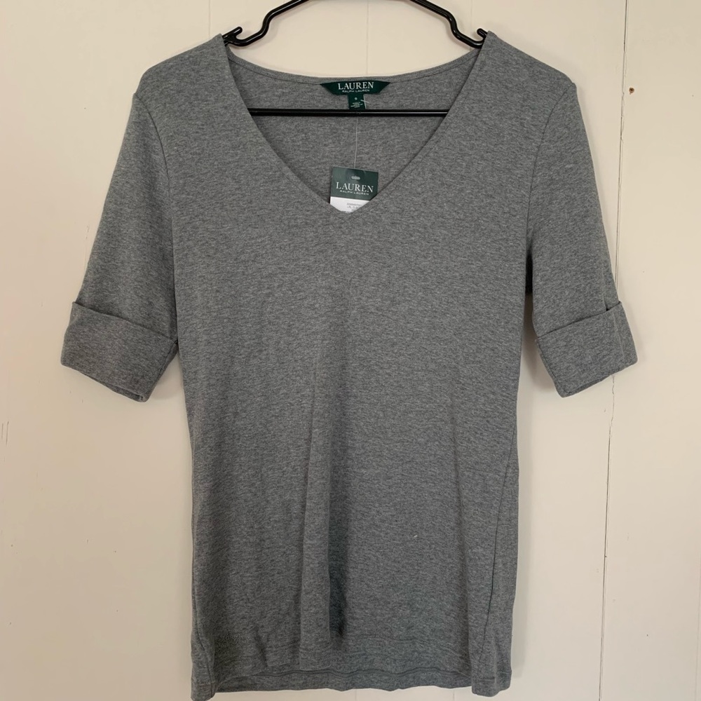 Lauren Ralph Lauren V-neck Top